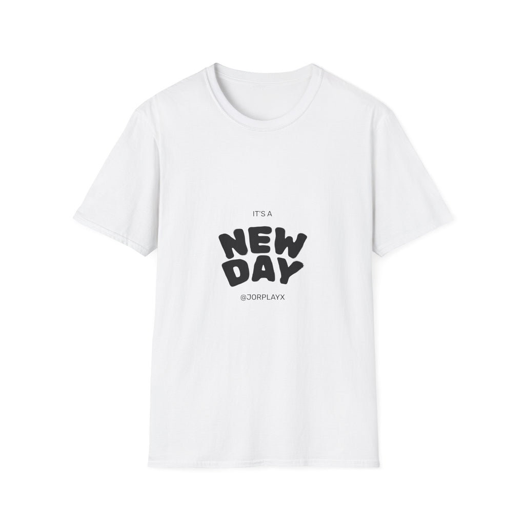 New Day Graphic T-Shirt — "It's a New Day" Inspirational Tee