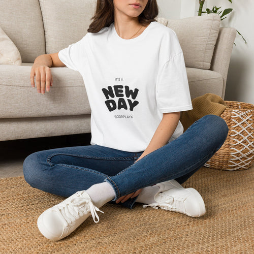 New Day Graphic T-Shirt — "It's a New Day" Inspirational Tee